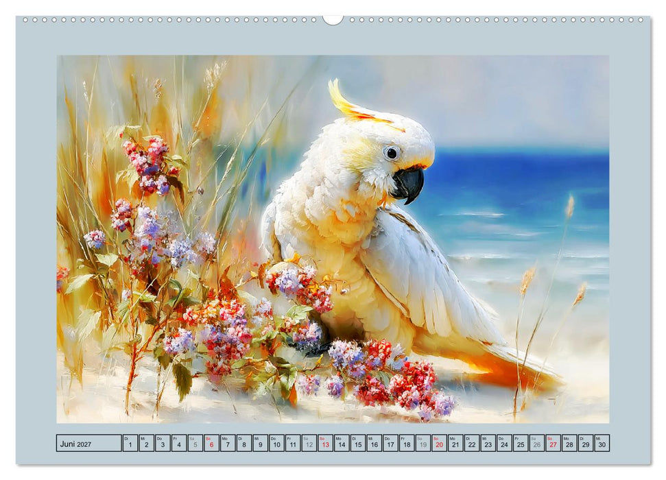 Kakadus. Papageien an Australiens Küste (CALVENDO Premium Wandkalender 2027)