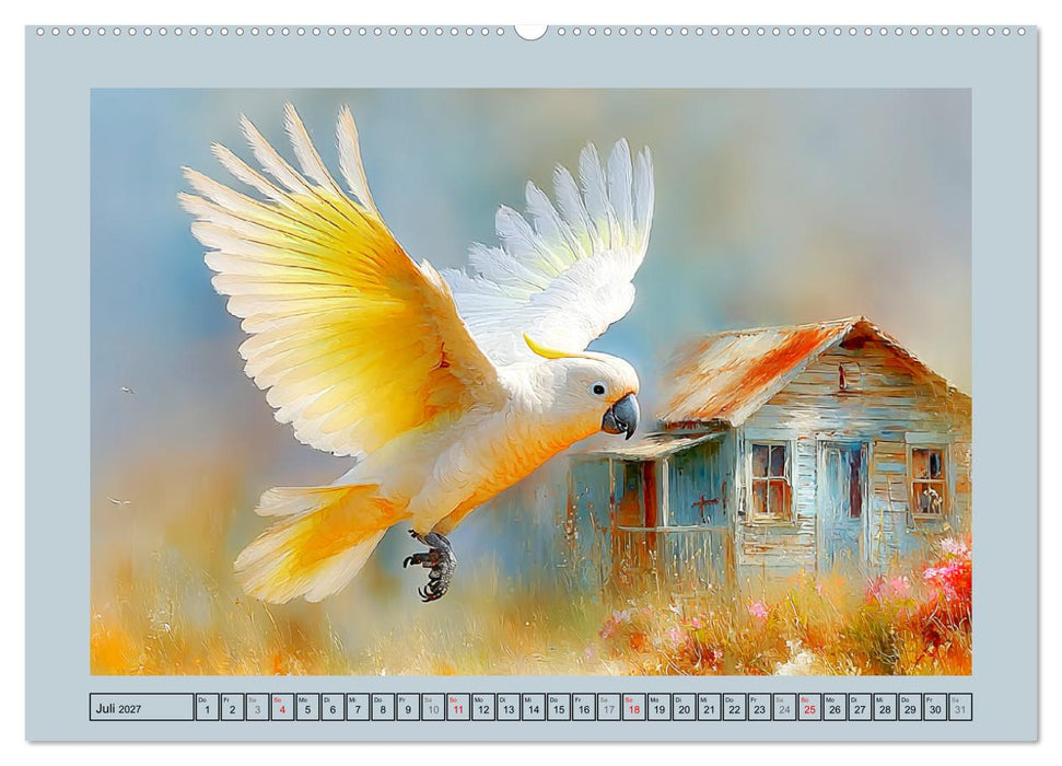 Kakadus. Papageien an Australiens Küste (CALVENDO Premium Wandkalender 2027)
