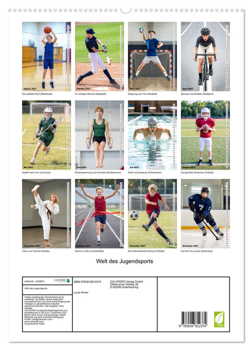 Welt des Jugendsports (CALVENDO Premium Wandkalender 2027)