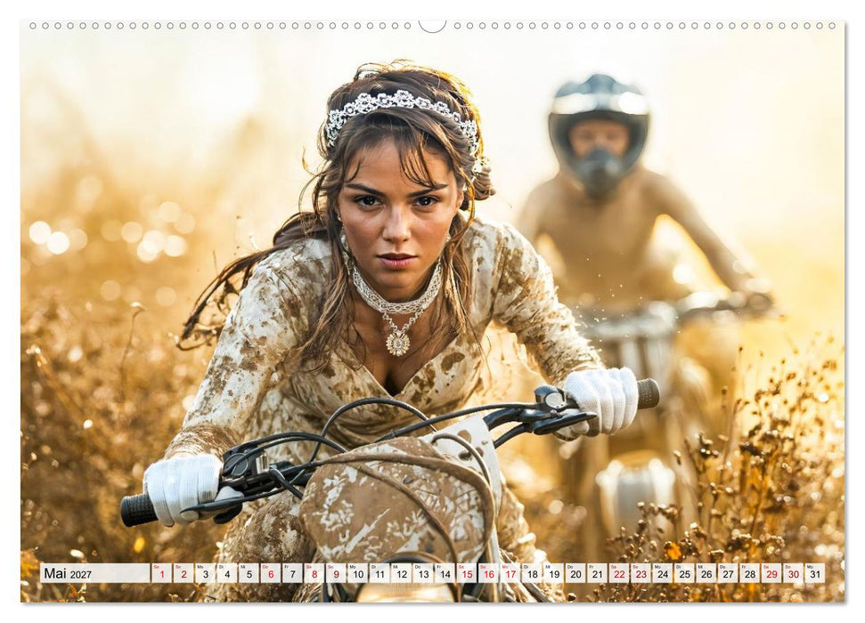 Trash The Dress - Brautshooting mit Action (CALVENDO Premium Wandkalender 2027)