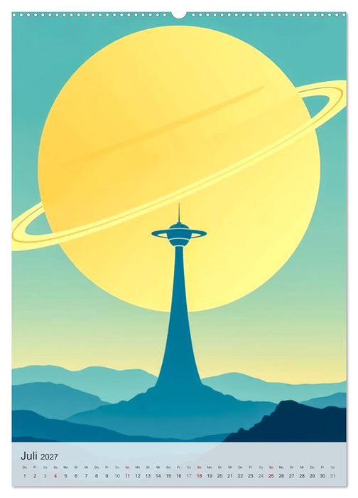 Die Goldene Ära der Raumfahrt (CALVENDO Premium Wandkalender 2027)