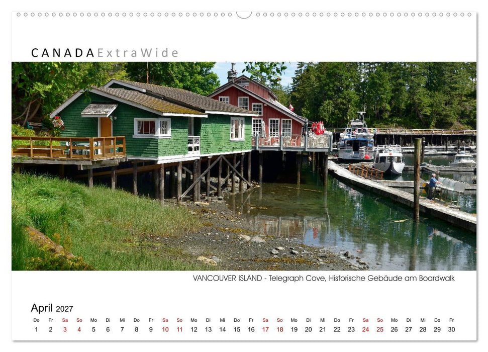 Vancouver Island Panoramabilder (CALVENDO Wandkalender 2027)