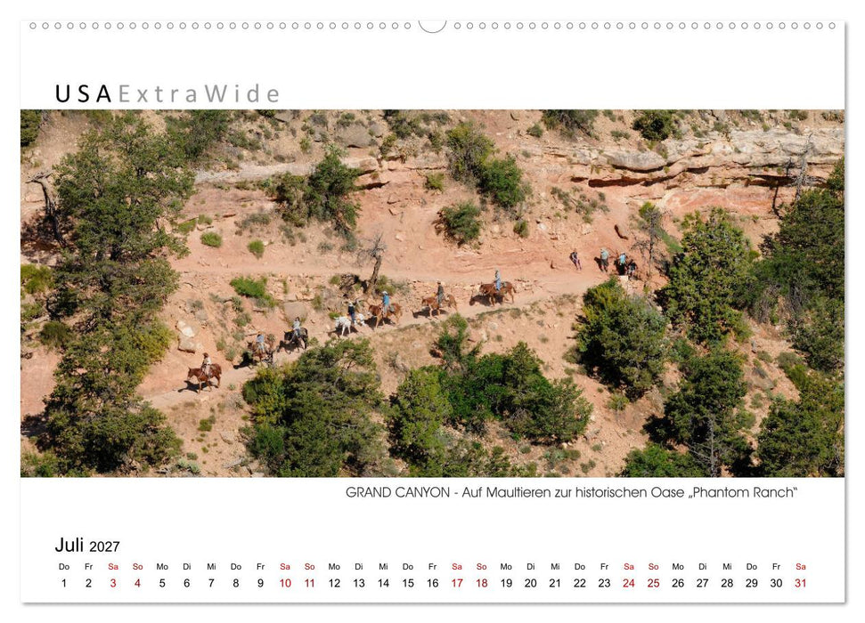 GRAND CANYON Panoramabilder (CALVENDO Premium Wandkalender 2027)