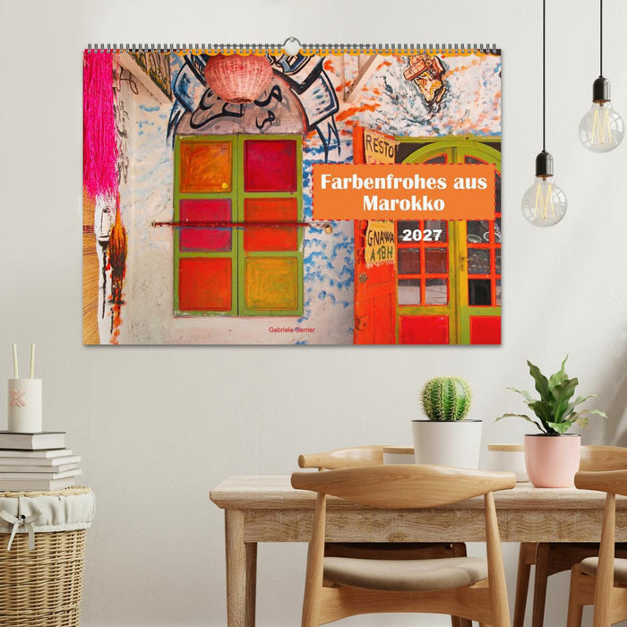 Farbenfrohes aus Marokko (CALVENDO Wandkalender 2027)
