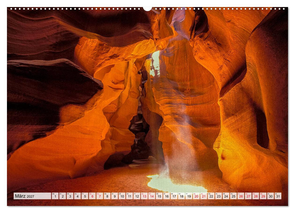 Sehnsuchts Landschaften im Amerikanischen Westen (CALVENDO Premium Wandkalender 2027)