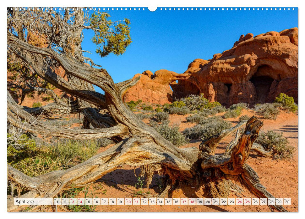 Sehnsuchts Landschaften im Amerikanischen Westen (CALVENDO Premium Wandkalender 2027)