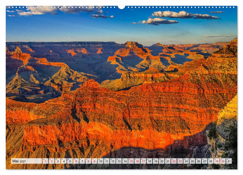 Sehnsuchts Landschaften im Amerikanischen Westen (CALVENDO Premium Wandkalender 2027)