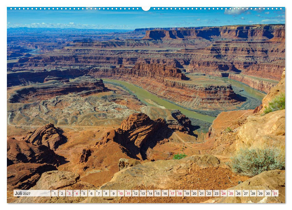 Sehnsuchts Landschaften im Amerikanischen Westen (CALVENDO Premium Wandkalender 2027)