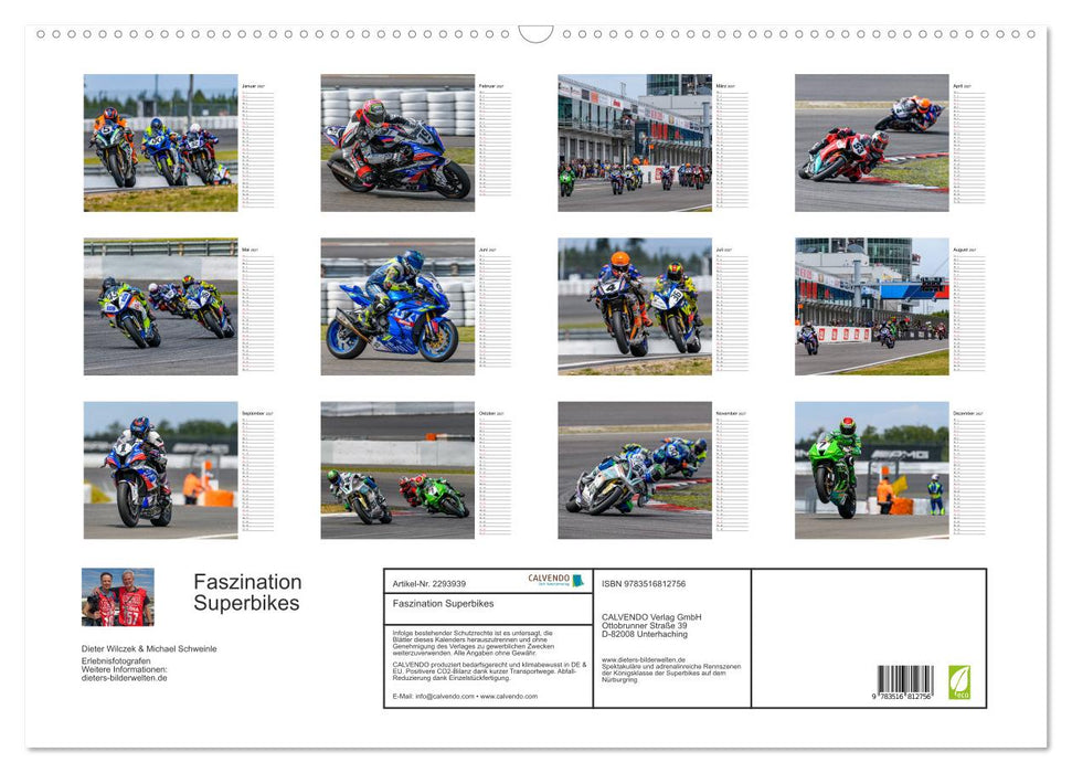 Faszination Superbikes (CALVENDO Wandkalender 2027)