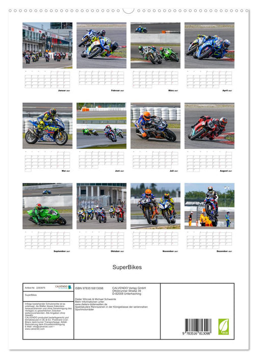 SuperBikes (CALVENDO Premium Wandkalender 2027)