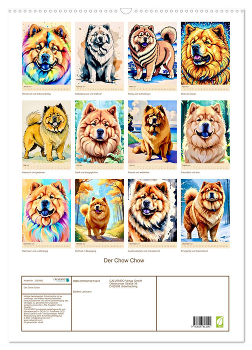 Der Chow Chow (CALVENDO Wandkalender 2027)