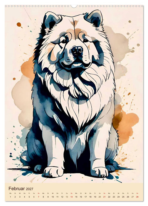 Der Chow Chow (CALVENDO Wandkalender 2027)