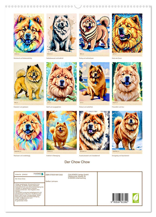 Der Chow Chow (CALVENDO Premium Wandkalender 2027)
