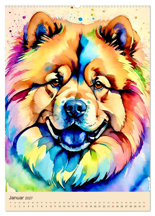 Der Chow Chow (CALVENDO Premium Wandkalender 2027)