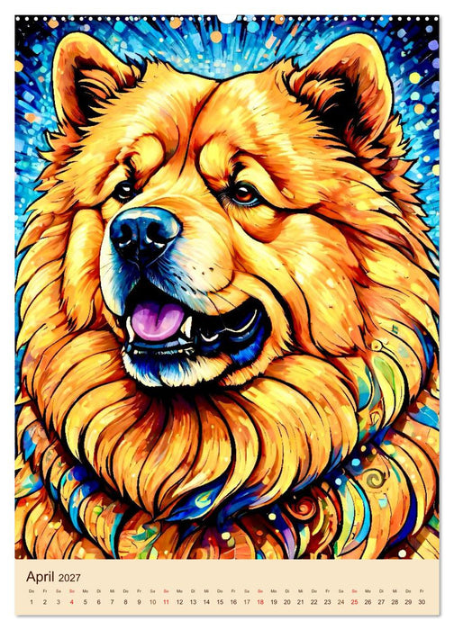 Der Chow Chow (CALVENDO Premium Wandkalender 2027)