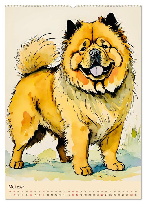 Der Chow Chow (CALVENDO Premium Wandkalender 2027)