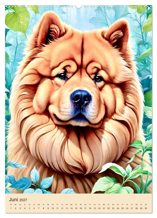 Der Chow Chow (CALVENDO Premium Wandkalender 2027)