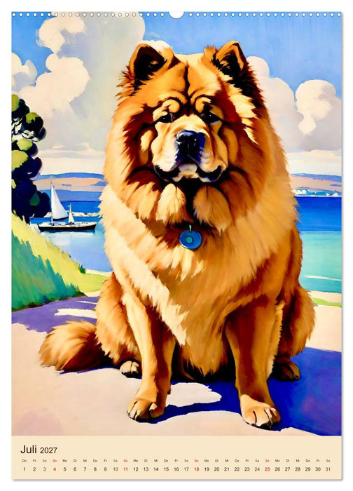 Der Chow Chow (CALVENDO Premium Wandkalender 2027)