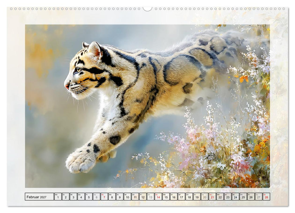 Nebelparder. Zuhause im dichten Regenwald (CALVENDO Wandkalender 2027)