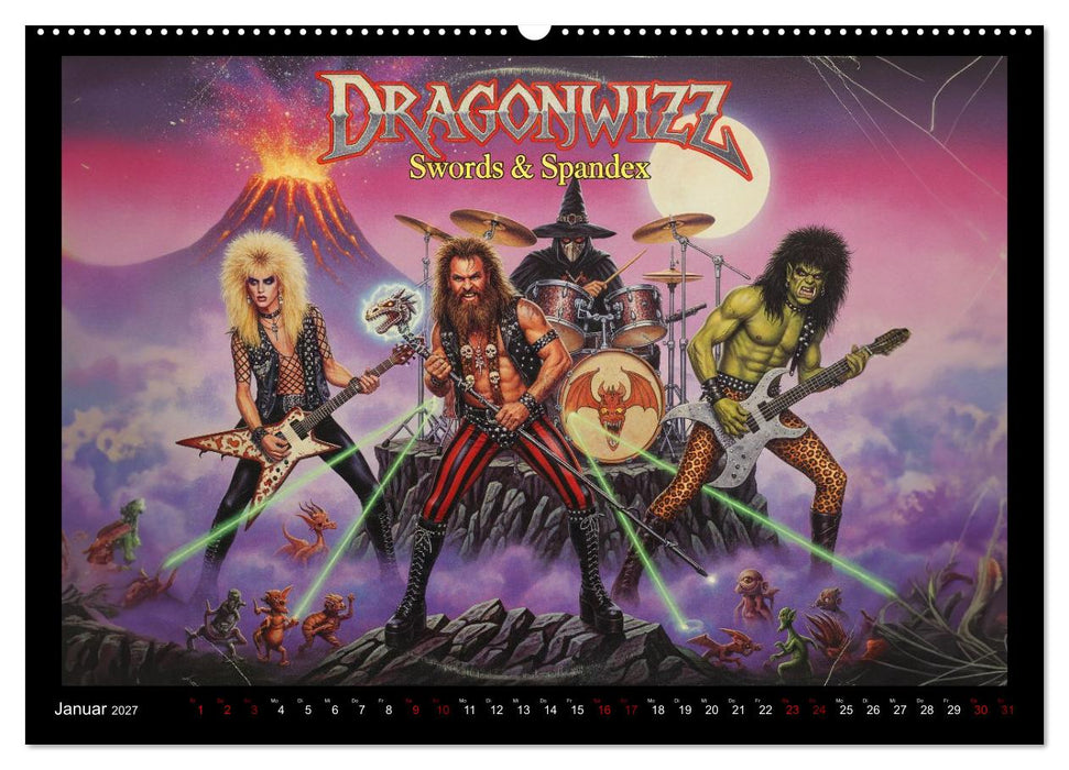 Schrill, bizarr und wilde Haare (CALVENDO Wandkalender 2027)
