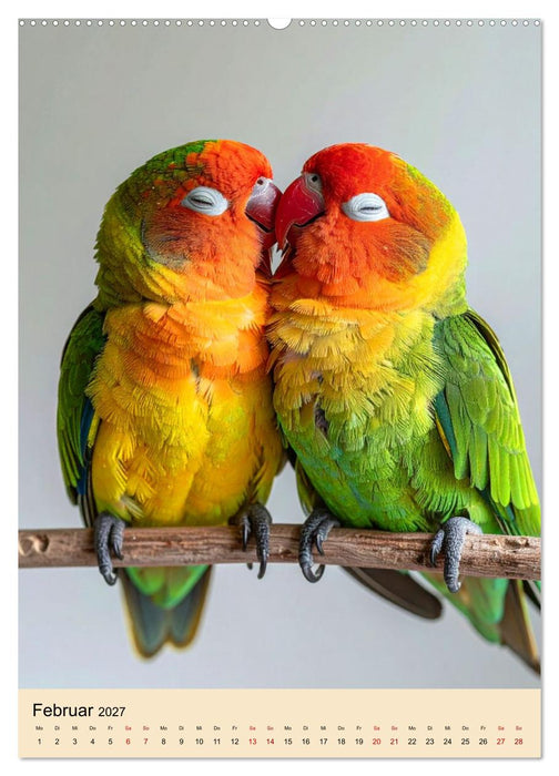 Lovebirds Harmonie (CALVENDO Premium Wandkalender 2027)