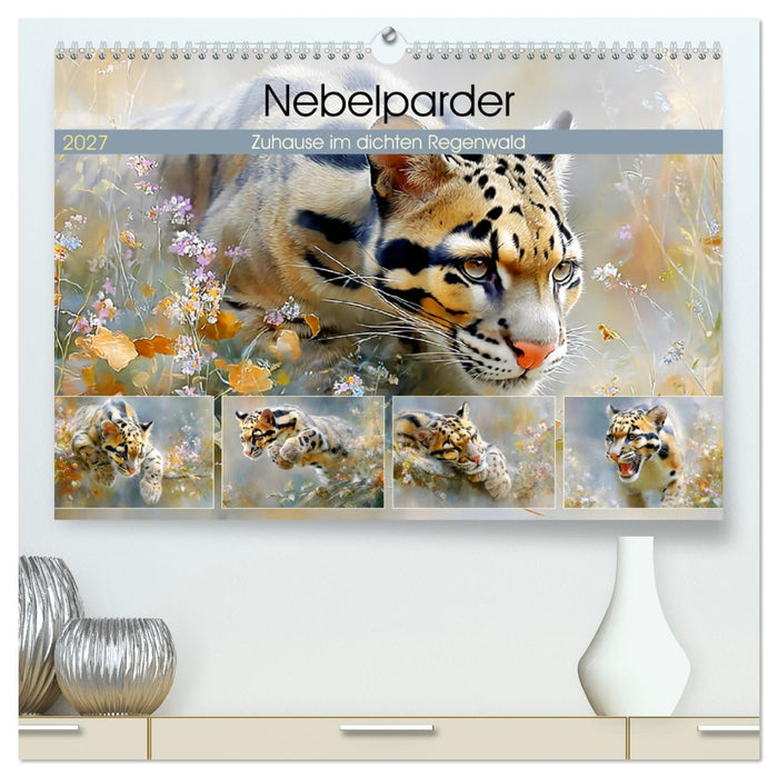 Nebelparder. Zuhause im dichten Regenwald (CALVENDO Premium Wandkalender 2027)