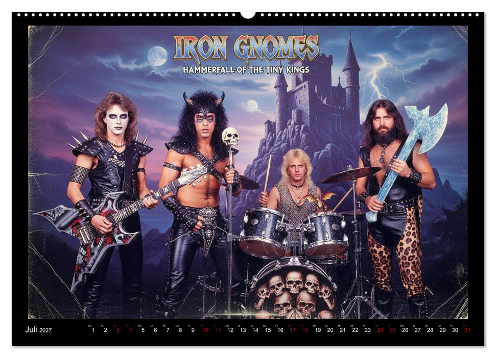 Schrill, bizarr und wilde Haare (CALVENDO Premium Wandkalender 2027)