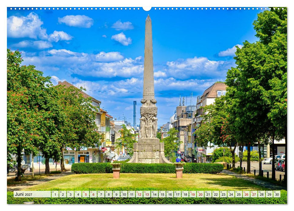 Ein Blick auf Darmstadt in Farbe (CALVENDO Premium Wandkalender 2027)