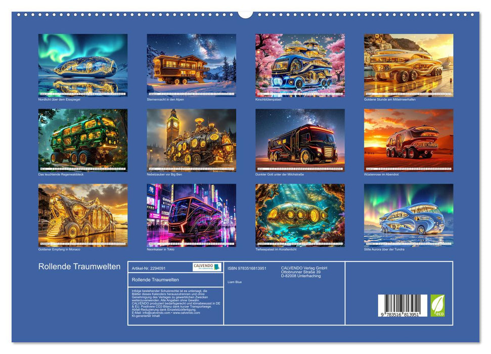 Rollende Traumwelten (CALVENDO Premium Wandkalender 2027)