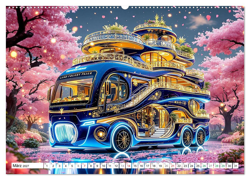 Rollende Traumwelten (CALVENDO Premium Wandkalender 2027)
