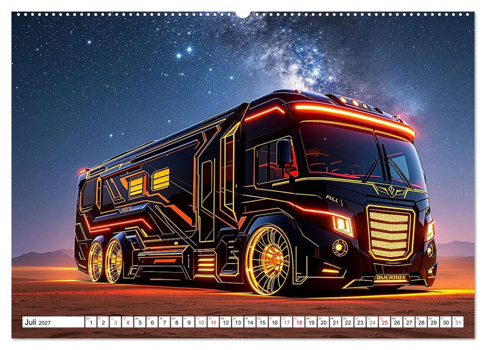Rollende Traumwelten (CALVENDO Premium Wandkalender 2027)