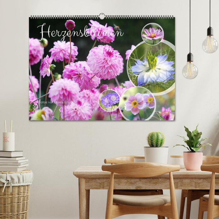 Herzensblumen (CALVENDO Wandkalender 2027)