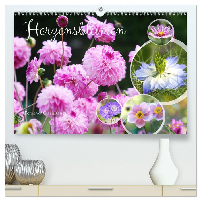 Herzensblumen (CALVENDO Premium Wandkalender 2027)
