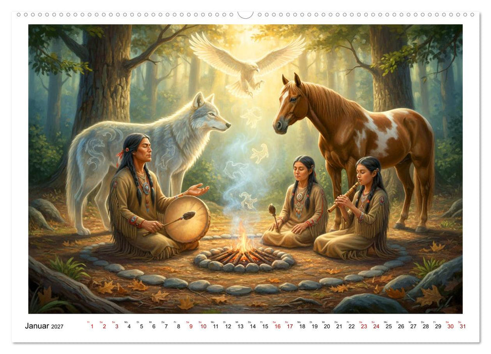 In Verbindung mit dem Land und den Ahnen (CALVENDO Wandkalender 2027)
