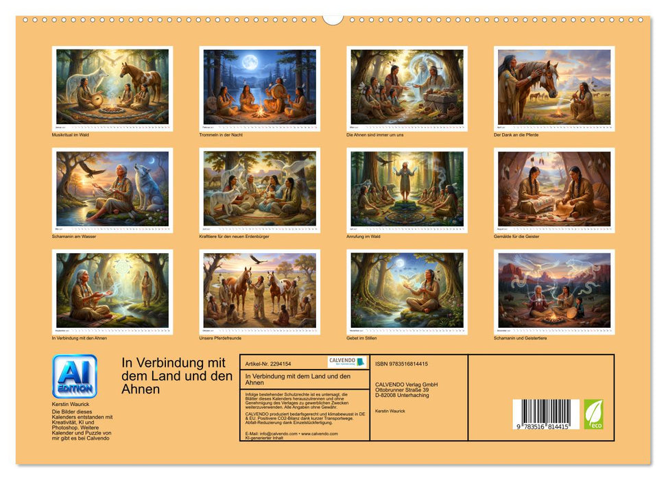In Verbindung mit dem Land und den Ahnen (CALVENDO Premium Wandkalender 2027)