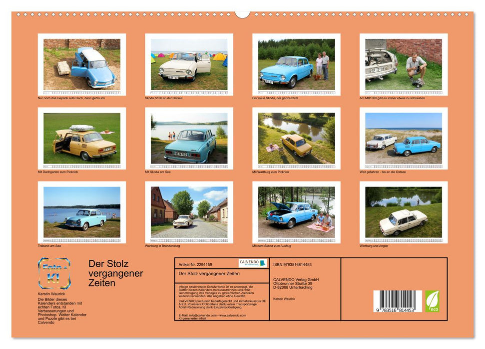 Der Stolz vergangener Zeiten (CALVENDO Premium Wandkalender 2027)