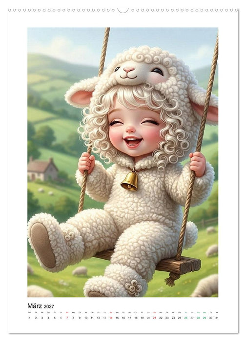 Fabulous Dolls - Tierisch Kuschellig (CALVENDO Premium Wandkalender 2027)