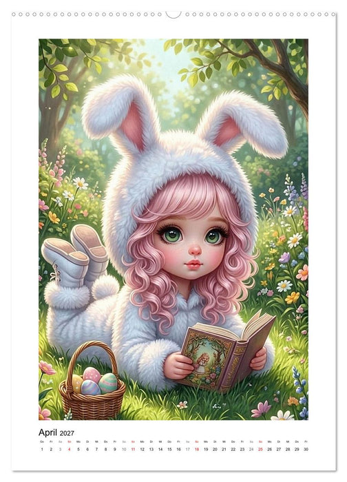 Fabulous Dolls - Tierisch Kuschellig (CALVENDO Premium Wandkalender 2027)