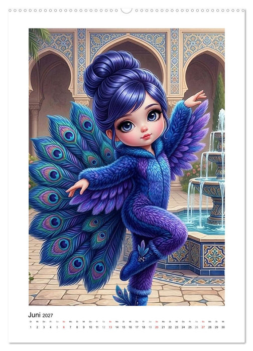 Fabulous Dolls - Tierisch Kuschellig (CALVENDO Premium Wandkalender 2027)
