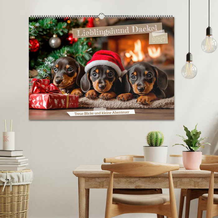 Lieblingshund Dackel (CALVENDO Wandkalender 2027)