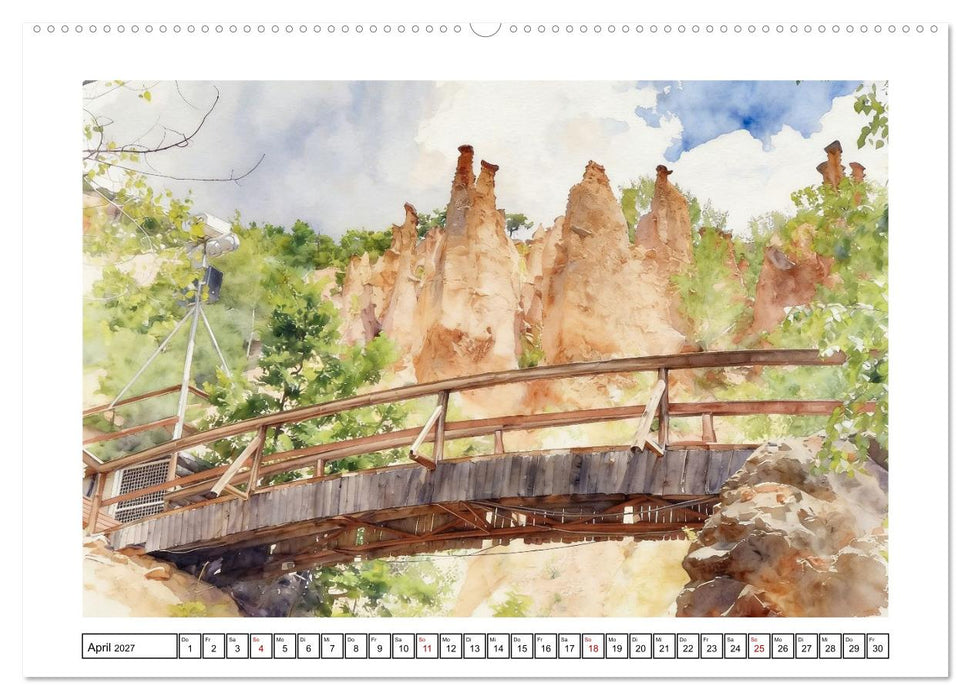 Abwechslungsreiches Serbien (CALVENDO Wandkalender 2027)