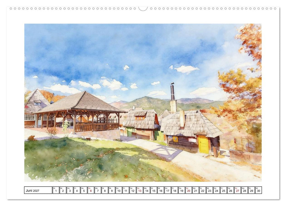 Abwechslungsreiches Serbien (CALVENDO Wandkalender 2027)