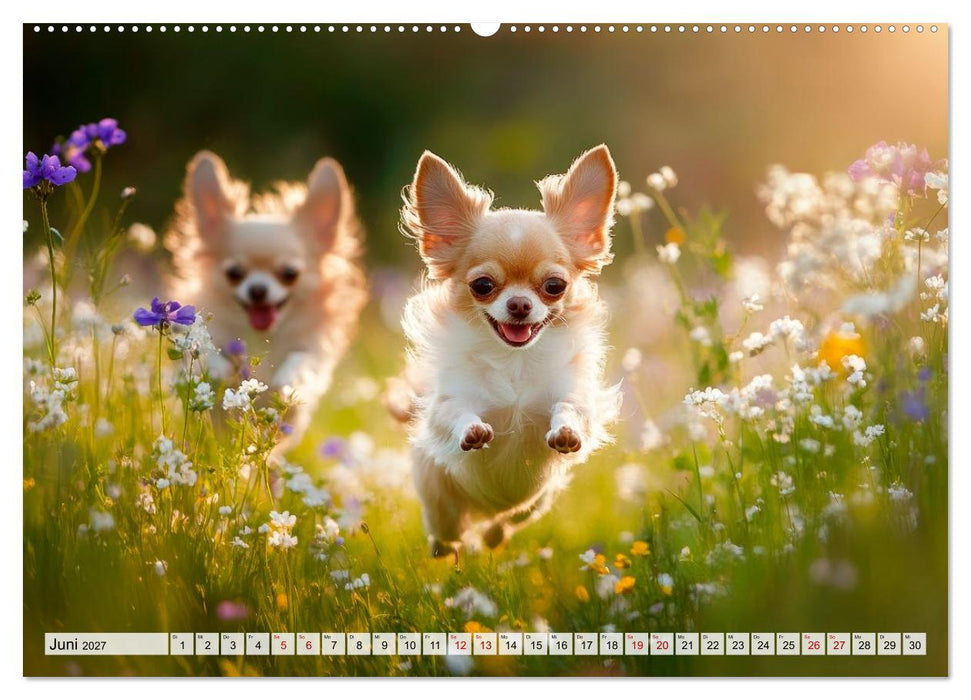 Niedliche Chihuahuas (CALVENDO Premium Wandkalender 2027)