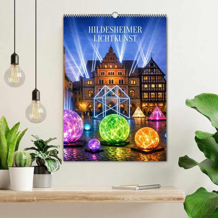 Hildesheim, ein Moment in dem die Stadt zu leuchten beginnt. (CALVENDO Wandkalender 2027)