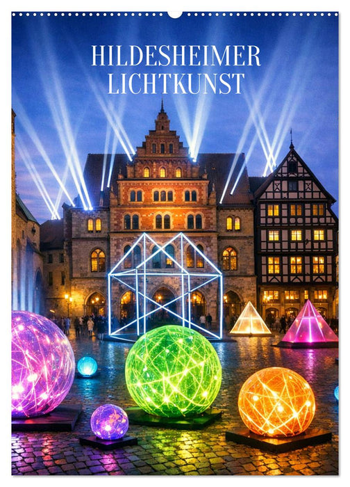 Hildesheim, ein Moment in dem die Stadt zu leuchten beginnt. (CALVENDO Wandkalender 2027)