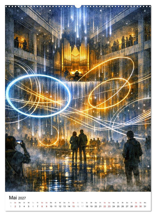 Hildesheim, ein Moment in dem die Stadt zu leuchten beginnt. (CALVENDO Wandkalender 2027)
