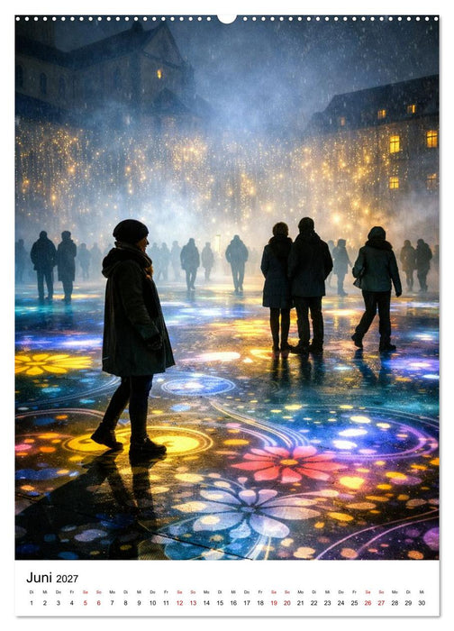 Hildesheim, ein Moment in dem die Stadt zu leuchten beginnt. (CALVENDO Wandkalender 2027)