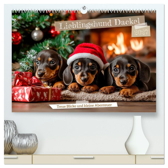 Lieblingshund Dackel (CALVENDO Premium Wandkalender 2027)