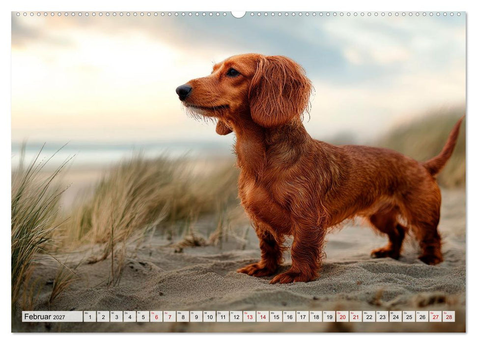 Lieblingshund Dackel (CALVENDO Premium Wandkalender 2027)