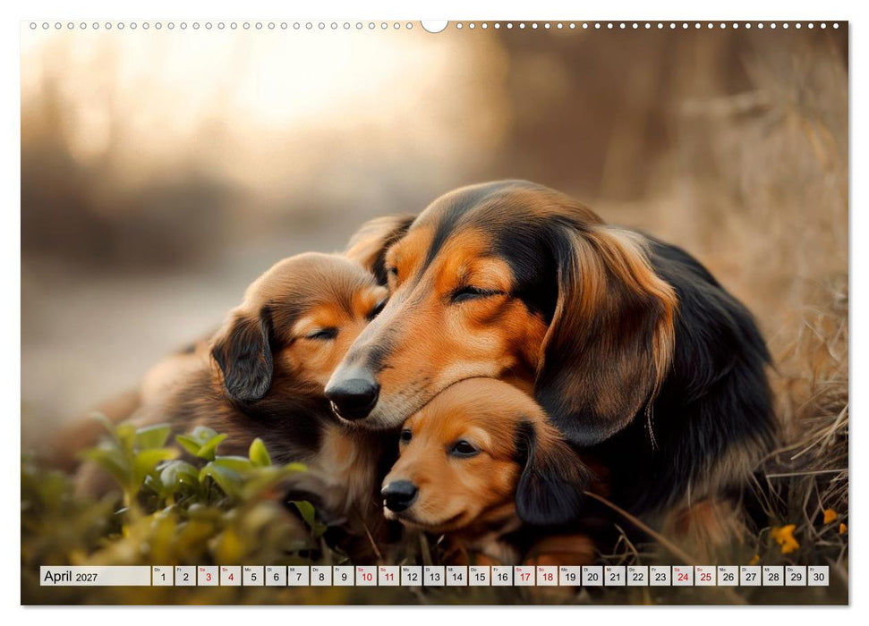 Lieblingshund Dackel (CALVENDO Premium Wandkalender 2027)